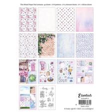 Studio Light Mixed Media Paper Pad (A5) - #15 Pink & Lavender